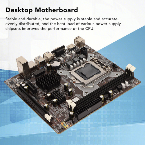 - Placa Madre H81 M Atx De Lectura Rápida De Doble Canal