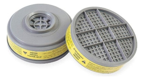 Filtro Respirador 100300 Niosh V.o. Y G.a. Survivair 2 Pzas Filtro Enroscable