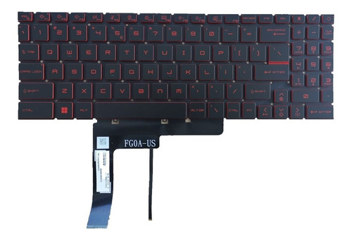 Teclado Compatible Msi Katana Gf66 12ud 12uc 12udk 12sc Us