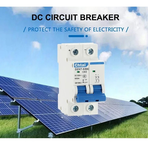 Pastilla Interruptor Termomagnético 32a 2p Cd Solar Riel Din