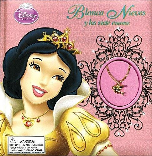 Libro Blanca Nieves C/ Collar Amuleto Cuentos Clasico Disney