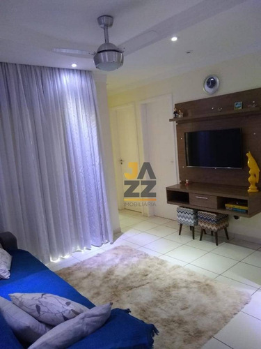 Imagem 2 de 25 de Lindo Apartamento Com 2 Dormitórios À Venda No Residencial Treviso, 52 M² Por R$ 195.000 - Parque Planalto - Santa Bárbara D'oeste/sp - Ap6527