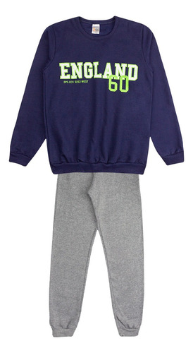 Kit 3 Conjunto Moletom Infantil Masculino Juvenil Menino