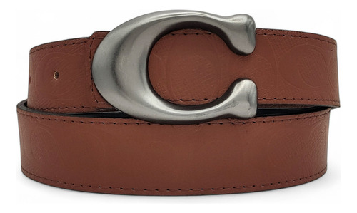 Cinturón Coach Unisex Hombre Mujer Sculpted C