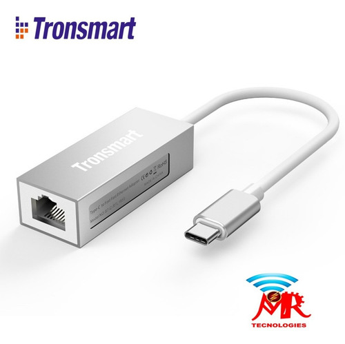 Adaptador Usb-c 3.1 Macho A Rj45 Gigabit Ctl01 Tronsmart