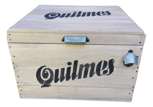 Frapera De Madera Vintage, Cooler Hielera Quilmes