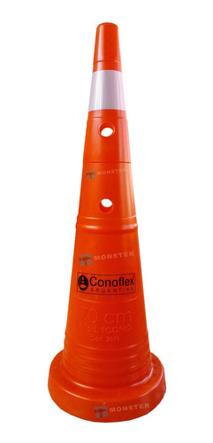 Cono Vial Naranja Reglamentario 70cm Original Conoflex