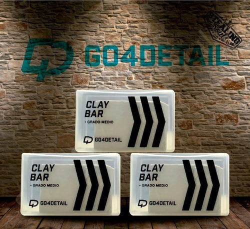 Go4detail | Clay Bar | Descontaminadora | Grado Medio |100gr