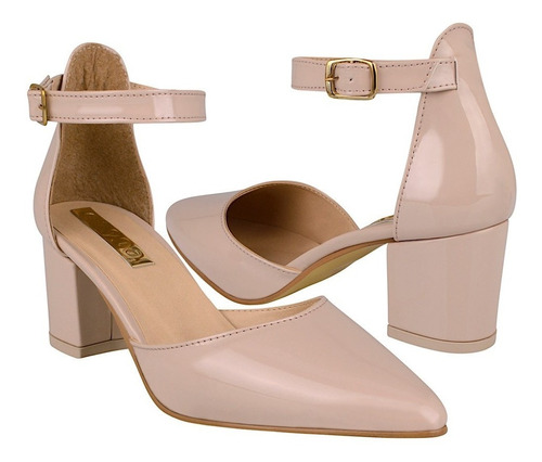 Tacones Dama Stylo 5385 Charol Beige