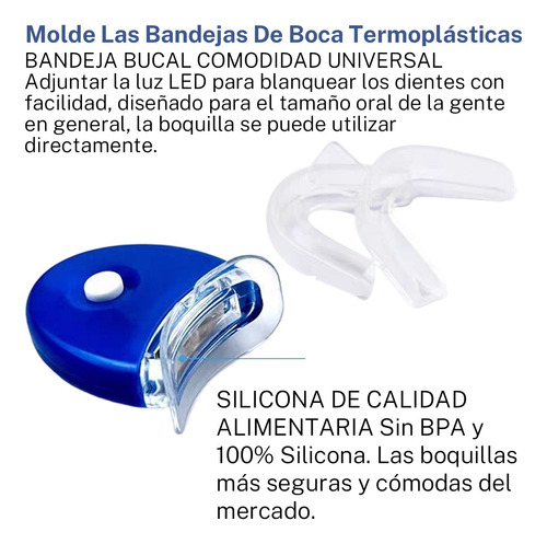 Kit De Blanquear Dientes Lampara Led Gel Dental 7 En 1