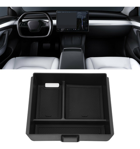 Bandeja Organizadora Consola Central Tesla Model 3 Silicona