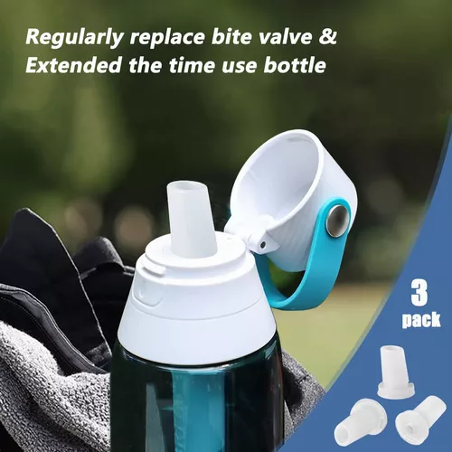  Brita Filtro para botella de agua, filtros de repuesto de  botella de agua de alta calidad, sin BPA, 3 unidades y botella de filtro de  agua de acero inoxidable, 20 onzas