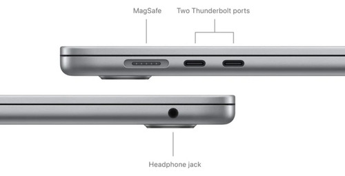 MacBook Air 13-inch 13" space gray 256GB SSD - Apple Chip M3