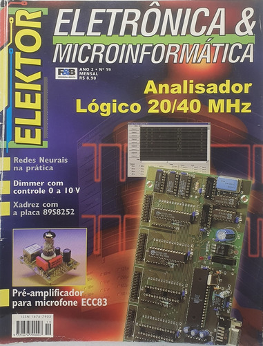 Elektor Eletrônica & Microinformática 19 - Analisador Lógico (Usado)