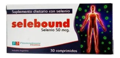 Suplemento Selebound Selenio 50 Mg X 30 Comprimidos