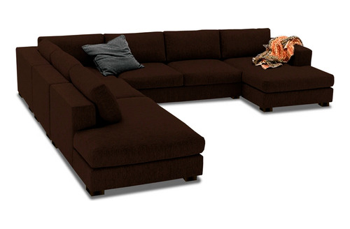 Sala Vancouver Chocolate Izquierda 5pzs Sala Mueble Sillones