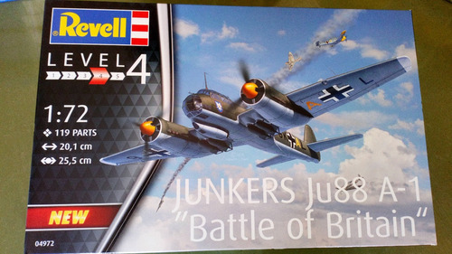 Maqueta Escala Revell 1/72 Junkers Ju88 A-1battle Of Britain