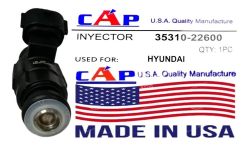 Inyector Getz 1.6 Elantra 1.6 4 Huecos Tienda Fisica