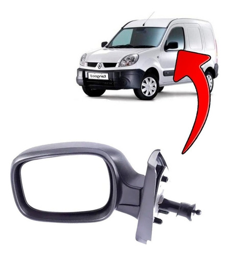 Espejo Izquierdo Para Renault Kangoo Ii 1.6  2001 2007