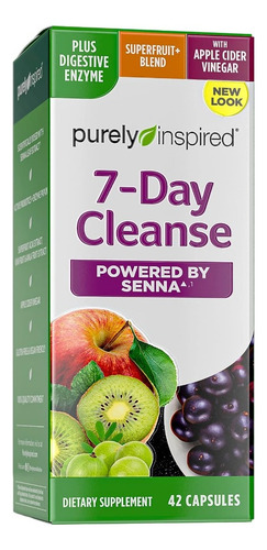 Purely Inspired 7 Day Cleanse Hoja De Sen 42 Caps Sabor Sin Sabor