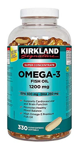 Suplemento Omega-3 - Aceite De Pescado 1200mg - 330 Cápsulas