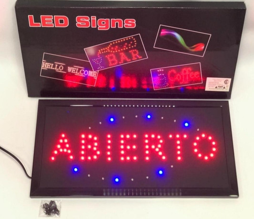48 x 25 cm letrero luminoso LED de colores luz actividad comercial Letrero de LED 