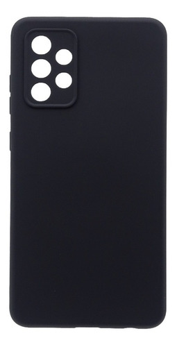 Carcasa Para Samsung A52 Silicon Protector Cámara + Hidrogel Color Negro