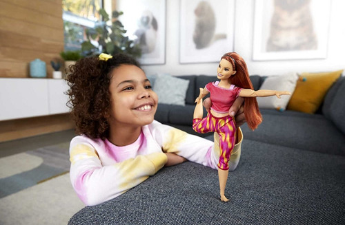 Barbie Made To Move Yoga Pelirroja 435a