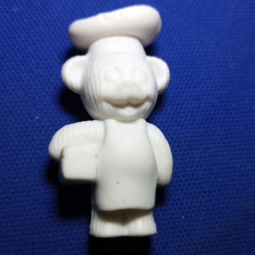 Figura Osito Bimbo Goma Blanca (Usado)