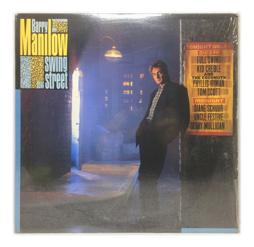 Vinilo Barry Manilow Swing Street Lp Usa 1987