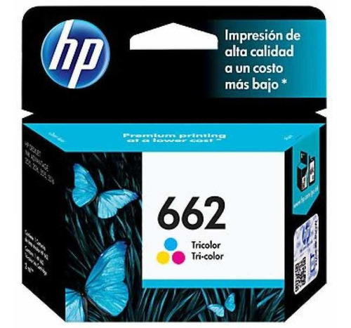 Cartucho De Tinta Hp 662 Tricolor Deskjet 2515/3515, Cz104al