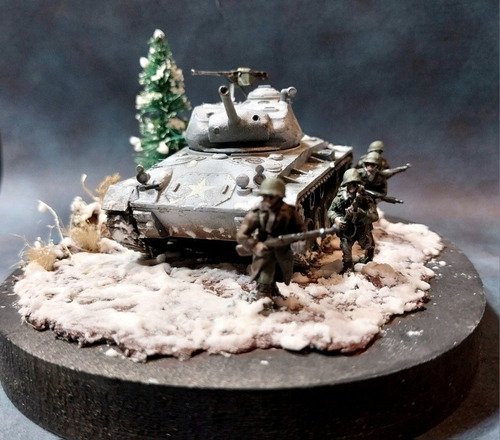 Diorama M 24 Chaffee 1/72 Hasegawa 2 Gm