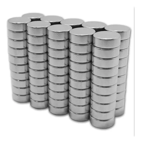 Ímã de Ferrite Ø15 x 3 mm anisotrópico - 100 peças