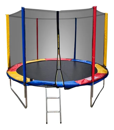 comprar Cama Elastica 2,44m Pula Pula Trampolim + Escada + Rede 