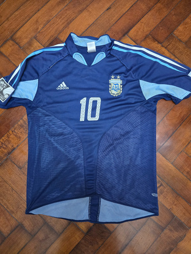 Camiseta Suplente Selección Argentina 2005/06 Aimar 16 M (Usado)
