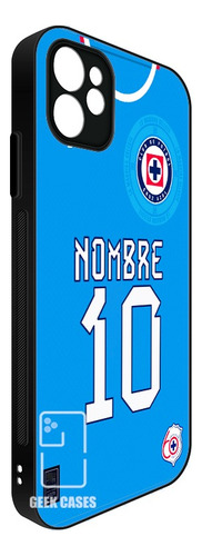 Funda Para Huawei Todos Los Modelos Tipo Bumper Cruz Azul Personalizada Local