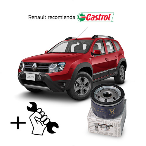 Cambio Filtro + Aceite Castrol 10w40 Renault Duster 1.6 16v