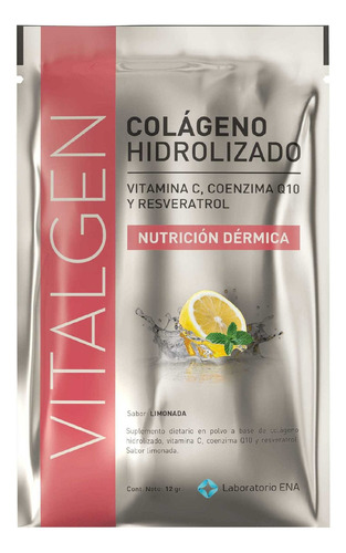 Vitalgen Colageno Hidrolizado Limonada Sobres X 1 Vitalgen