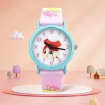 Comprar Reloj De Cuarzo De Silicona 3d Con Patrón De Dibujos Animado