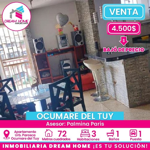 Apartamento Urb. Parosca   En Ocumare Del Tuy 