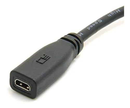 Enchufe Hembra A Tipo C Mini Hdmi Macho Adaptador