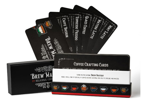 Home Barista Masterclass: Ultimate 39-coffee Recipe Cards -