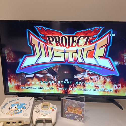 Sega Dc Juego Project Justice Genérico Sega Dreamcast (Usado)