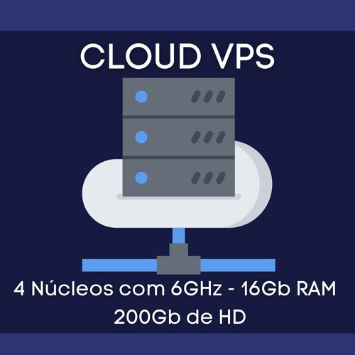 Servidor Vps 4 Core 12gb Ram 200gb Hd Windows E Linux Oferta