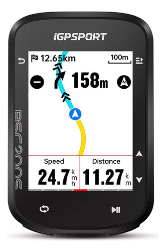 Ciclocomputador Bsc200s Igpsport Gps Para Ciclismo Tela Cor Preto. Colorido