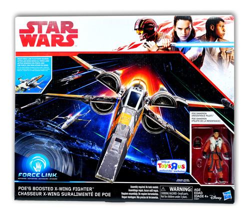 Star Wars Force Link  Poe's Boosted X Wing Fighter Exclusive