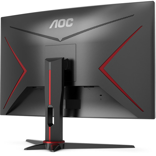 Monitor Gamer Legend 27'' C27g2ze Led Full Hd Aoc Bivolt Cor Preto-vermelho 110V/220V