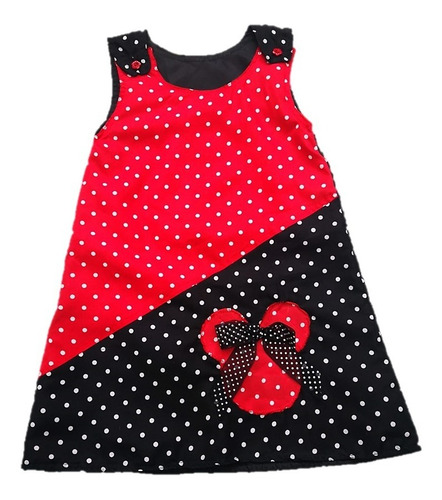 Vestido Para Niña Minnie Tipo Bata Vestido Bata Niña