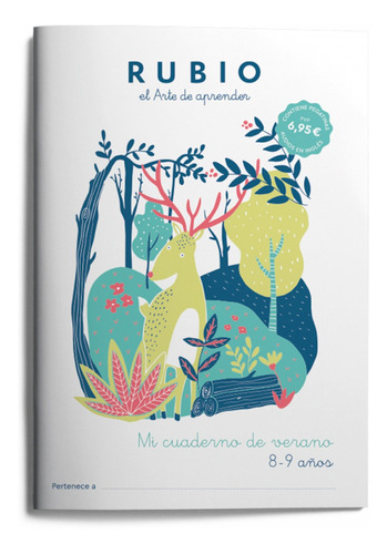 Libro Mi Cuaderno De Verano Rubio 8-9 Años - Vv.aa