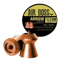 Comprar Balines Apolo Arrow Cobreados 5.5 Punta Hueca 